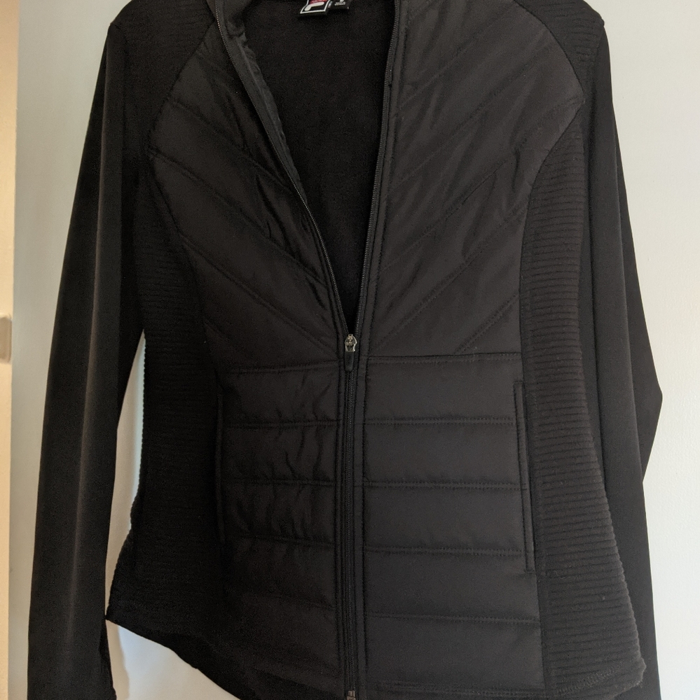 Fila full zip hoodie in black